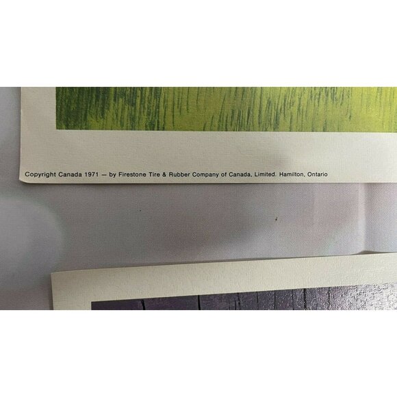 Firestone Vtg 1970s Six-Piece 11x15 Classic Cars Art Prints Set Canada 50th Anni - Picture 9 of 9